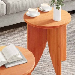 Table basse 2 pcs Brun cire 581897581897