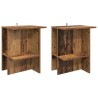 Table basse 2 pcs Bois ancien 40 x 30 x 49 cm Bois d'ingénierie 581898581898