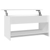 Table basse blanc 102x50x52,5 cm bois d'ingénierie 581900581900