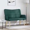 Sofa 2 places Vert foncé 115 x 61 x 87 cm Tissu 581902581902