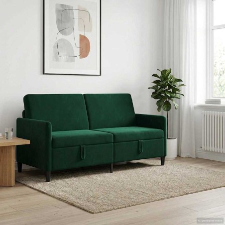 Sofa avec rangement Vert foncé 172 x 78 x 87 cm Polyester 581903581903