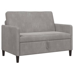 Sofa avec rangement Gris clair 122 x 78 x 87 cm Polyester 581904581904