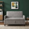 Sofa avec rangement Gris clair 122 x 78 x 87 cm Polyester 581904581904