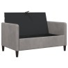 Sofa avec rangement Gris clair 122 x 78 x 87 cm Polyester 581904581904