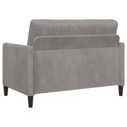 Sofa avec rangement Gris clair 122 x 78 x 87 cm Polyester 581904581904