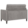 Sofa avec rangement Gris clair 122 x 78 x 87 cm Polyester 581904581904