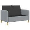 Sofa avec rangement Gris clair 122 x 78 x 87 cm Polyester 581905581905