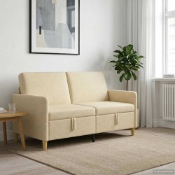 Sofa avec rangement Crème 152 x 78 x 87 cm Polyester 581906581906