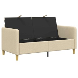 Sofa avec rangement Crème 152 x 78 x 87 cm Polyester 581906581906