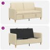 Sofa avec rangement Crème 152 x 78 x 87 cm Polyester 581906581906