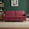 Sofa avec rangement Bordeaux 192 x 78 x 87 cm Polyester 581907581907