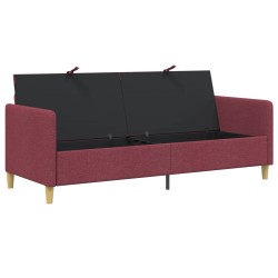 Sofa avec rangement Bordeaux 192 x 78 x 87 cm Polyester 581907581907