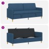 Sofa avec rangement Bleu 192 x 78 x 87 cm Polyester 581908581908