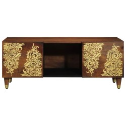 Table basse Marron miel 100 x 54 x 40 cm Bois de mangue massif 581911581911