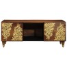 Table basse Marron miel 100 x 54 x 40 cm Bois de mangue massif 581911581911