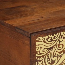 Table basse Marron miel 100 x 54 x 40 cm Bois de mangue massif 581911581911