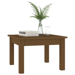 Table basse Marron miel 45x45x30 cm Bois massif de pin 581912581912