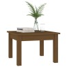 Table basse Marron miel 45x45x30 cm Bois massif de pin 581912581912