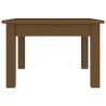 Table basse Marron miel 45x45x30 cm Bois massif de pin 581912581912
