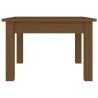 Table basse Marron miel 45x45x30 cm Bois massif de pin 581912581912