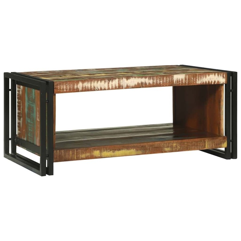 Table basse Multicolore 90 x 50 x 38 cm Bois Recyclé Solide 581914581914