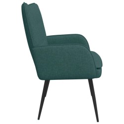 Sofa 2 places Vert foncé 115 x 61 x 87 cm Tissu 581915581915
