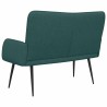 Sofa 2 places Vert foncé 115 x 61 x 87 cm Tissu 581915581915