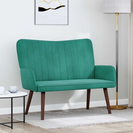 Sofa 2 places Turquoise 115 x 61 x 87 cm Velours (V) 581916581916