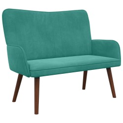 Sofa 2 places Turquoise 115 x 61 x 87 cm Velours (V) 581916581916