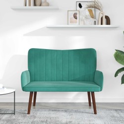 Sofa 2 places Turquoise 115 x 61 x 87 cm Velours (V) 581916581916