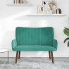 Sofa 2 places Turquoise 115 x 61 x 87 cm Velours (V) 581916581916