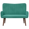 Sofa 2 places Turquoise 115 x 61 x 87 cm Velours (V) 581916581916