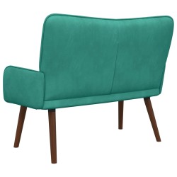 Sofa 2 places Turquoise 115 x 61 x 87 cm Velours (V) 581916581916