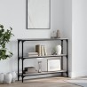 Table console sonoma gris 100x22,5x75 cm bois d'ingénierie 581917581917