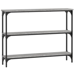 Table console sonoma gris 100x22,5x75 cm bois d'ingénierie 581917581917