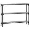 Table console sonoma gris 100x22,5x75 cm bois d'ingénierie 581917581917