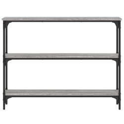 Table console sonoma gris 100x22,5x75 cm bois d'ingénierie 581917581917