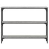 Table console sonoma gris 100x22,5x75 cm bois d'ingénierie 581917581917