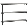 Table console sonoma gris 100x22,5x75 cm bois d'ingénierie 581917581917