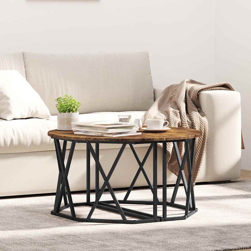 Table basse Chêne fumé 80 x 80 x 42 cm 581920581920