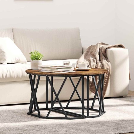 Table basse Chêne fumé 80 x 80 x 42 cm 581920581920