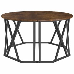 Table basse Chêne fumé 80 x 80 x 42 cm 581920581920
