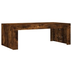 Table basse chêne fumé 102x50x36 cm bois d'ingénierie 581923581923