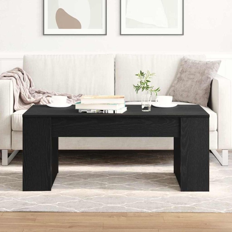 Table basse Chêne noir 102 x 55 x 42 cm Bois d'ingénierie 581924581924