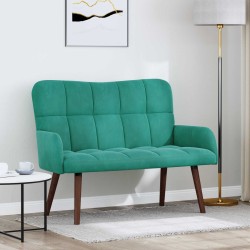 Sofa 2 places Turquoise 115 x 61 x 87 cm Velours (V) 581925581925