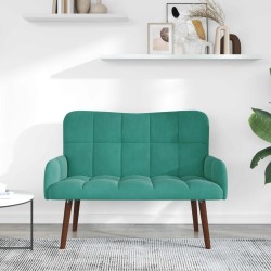 Sofa 2 places Turquoise 115 x 61 x 87 cm Velours (V) 581925581925