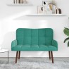 Sofa 2 places Turquoise 115 x 61 x 87 cm Velours (V) 581925581925