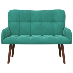 Sofa 2 places Turquoise 115 x 61 x 87 cm Velours (V) 581925581925