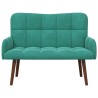 Sofa 2 places Turquoise 115 x 61 x 87 cm Velours (V) 581925581925