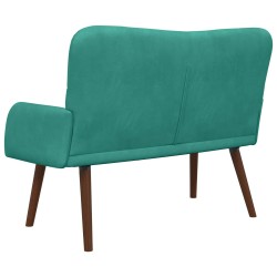 Sofa 2 places Turquoise 115 x 61 x 87 cm Velours (V) 581925581925